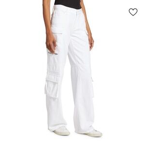 ALICE + OLIVIA
Cay Baggy Cargo Pants White